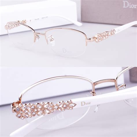 glasses with diamonds on frame